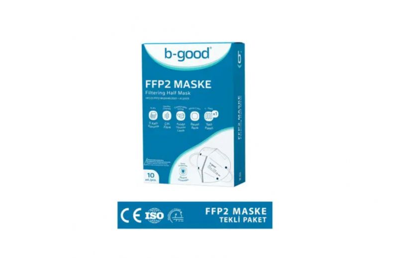 B-Good FFP2 Beyaz 10 Adet Maske